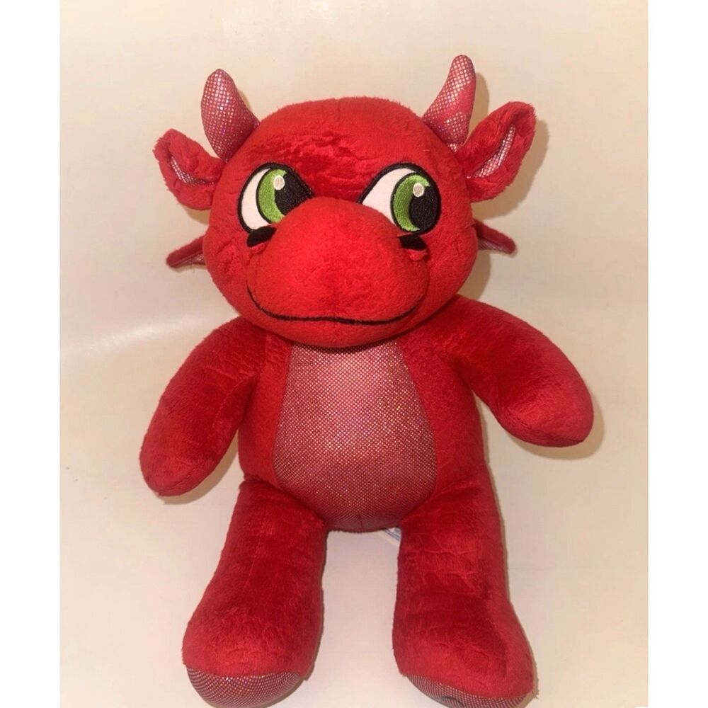 Build A Bear Magiquest Ellie Red Dragon GREAT WOLF LODGE Plush Stuffed Animal